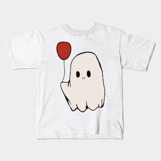 Balloon loving Ghost Kids T-Shirt